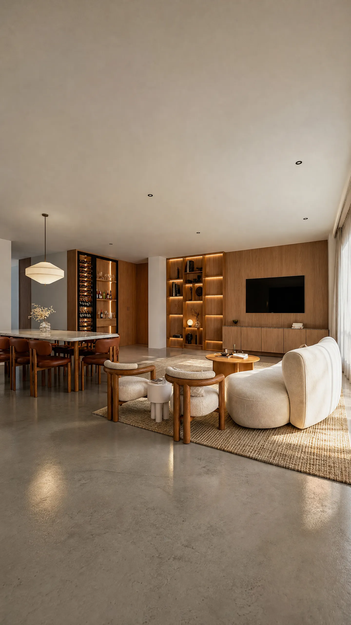 SOHO LIVING — Sala y comedor para compartir